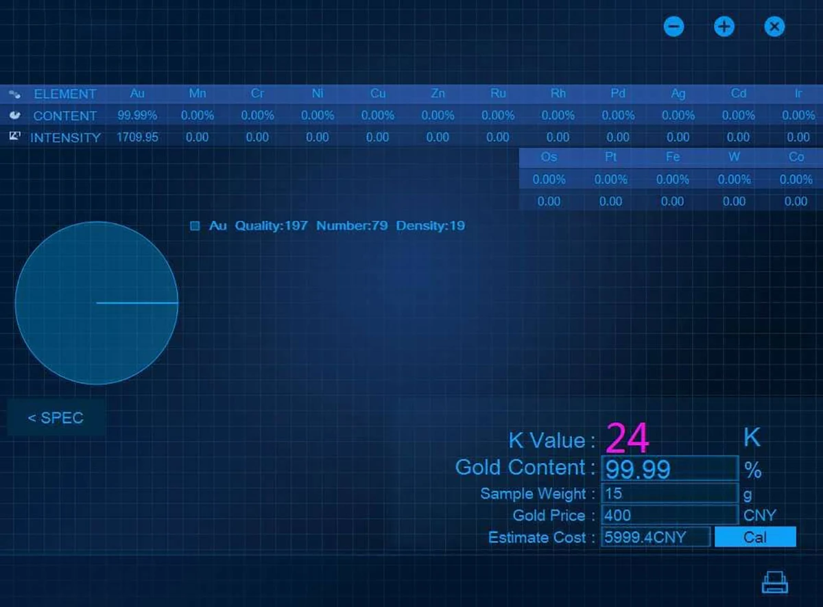XF-A5  High Accuracy X Ray Gold Analyzer for Gold Silver Testing Machine Metal Spectrometer