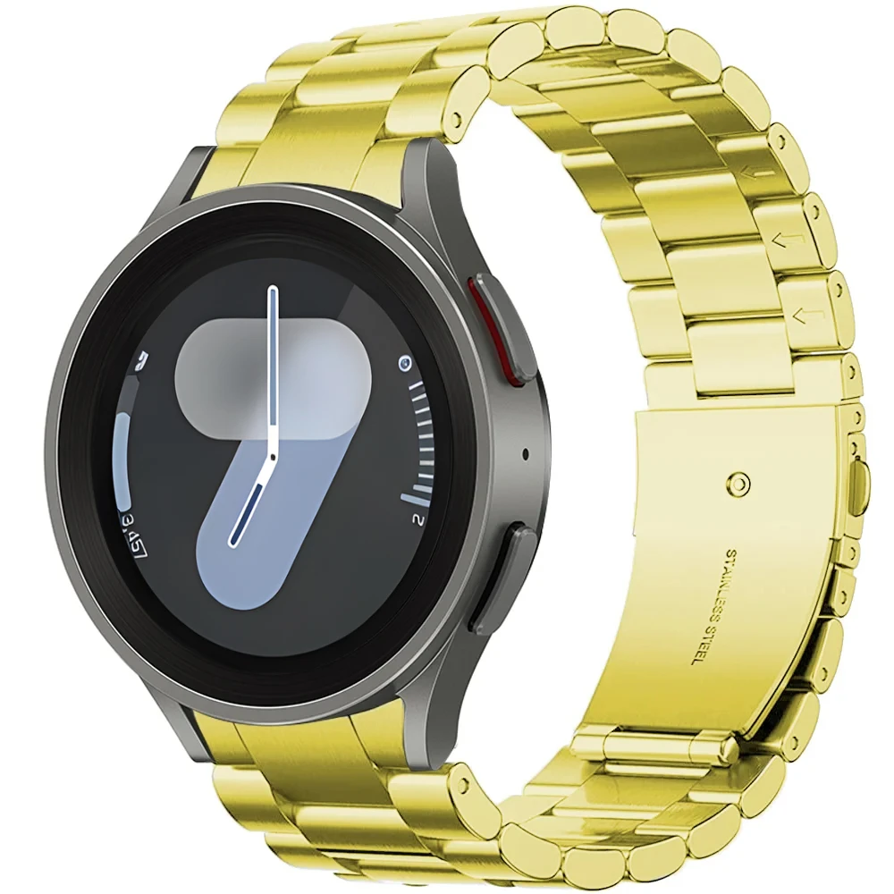 Металлический ремешок для Samsung Galaxy Watch 6 Classic 47 мм 43 мм 7/6/5/4 44 мм 40 мм Браслет из нержавеющей стали Galaxy Watch 5 Pro Ремень 45 мм