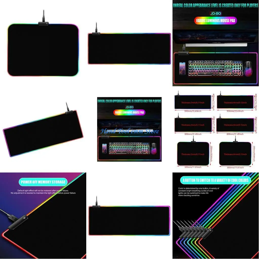 

H37F Gaming Led Mode Mouse Mate с несколькими световыми режимами для улучшения игрового опыта