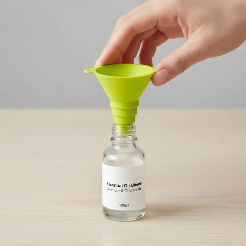 Universal Bottle Emptying Kit Reusable No Waste Funnel Adapter for Shampoo Liquid Soap Cost Saving Bathroom Use