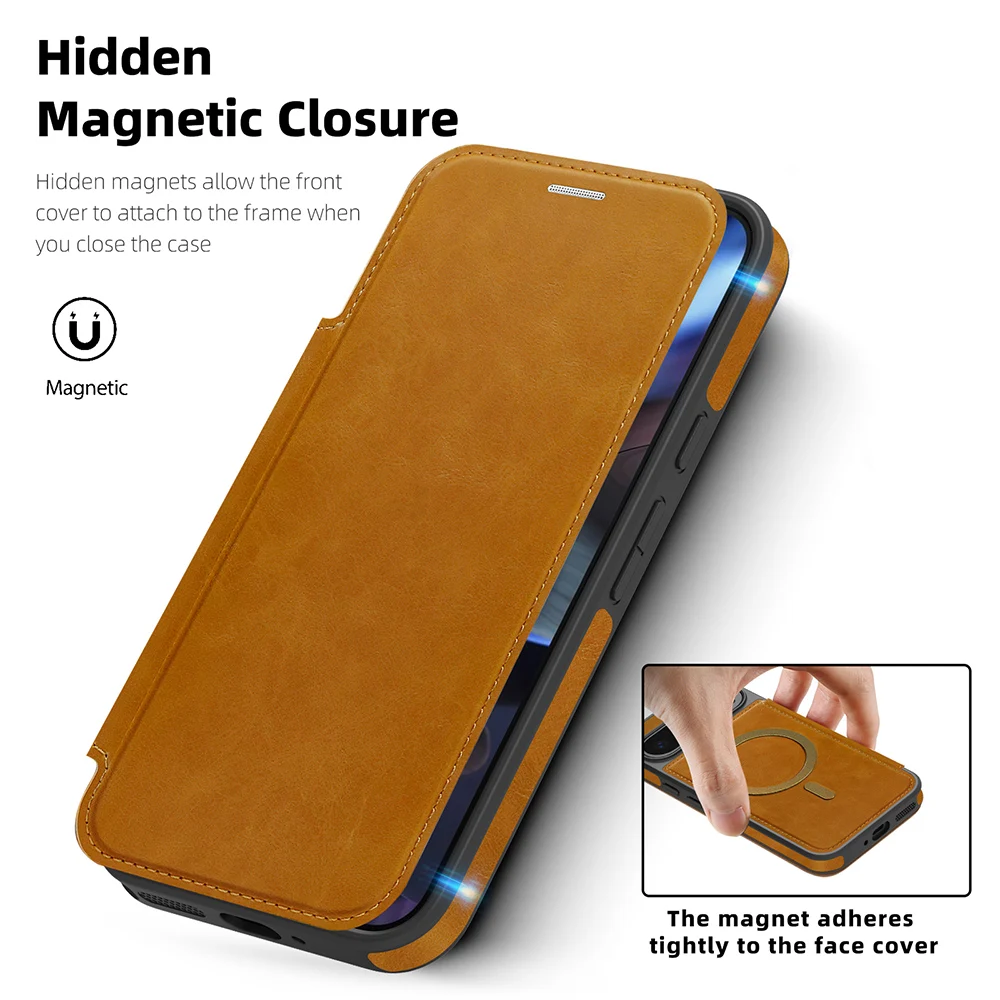 Luxus Flip Leder Für Magsafe Drahtlose Lade Telefon Fall Für Google PIXEL 10 9 8 Pro XL 9A 8 weiche Stoßstange Glitter Abdeckung