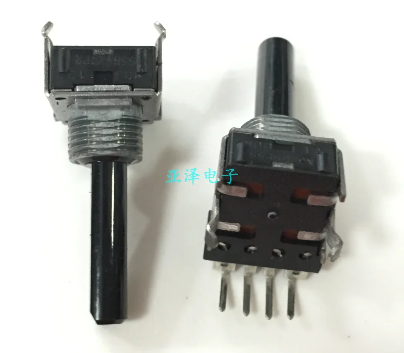 Japan RK12 single link slim handle amplifier volume potentiometer 10K axis length 23MM 4-pin