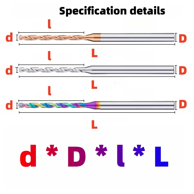 

1 шт., маленькая внешняя дрель, длинная резка, длина 50 мм, 75 мм, диаметр хвостовика 4 мм, 1 мм ~ 2,95 мм