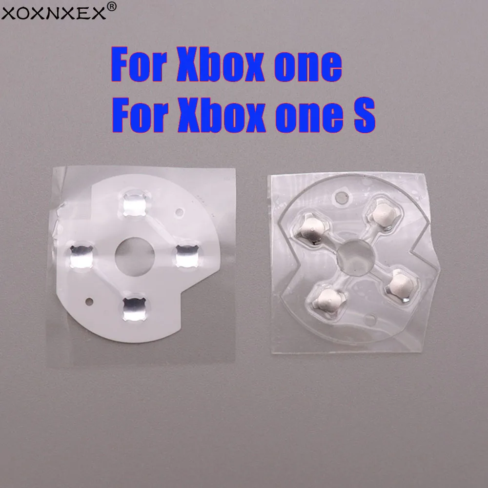 100pcs For Xbox One S Controller Replacement D-Pad Button Metal Dome Conductive Film Sticker