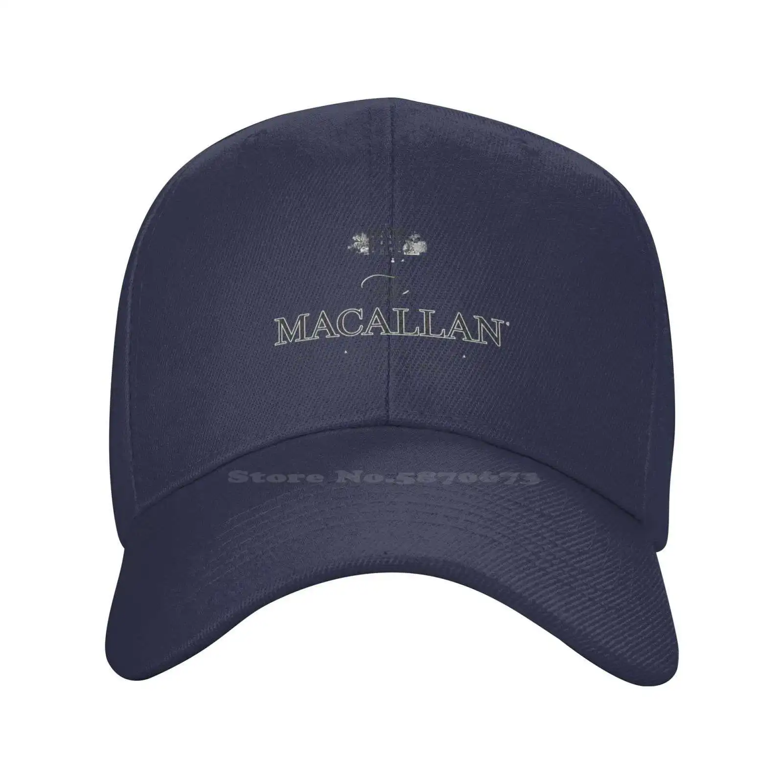 

Модная качественная джинсовая бейсболка с логотипом Macallan