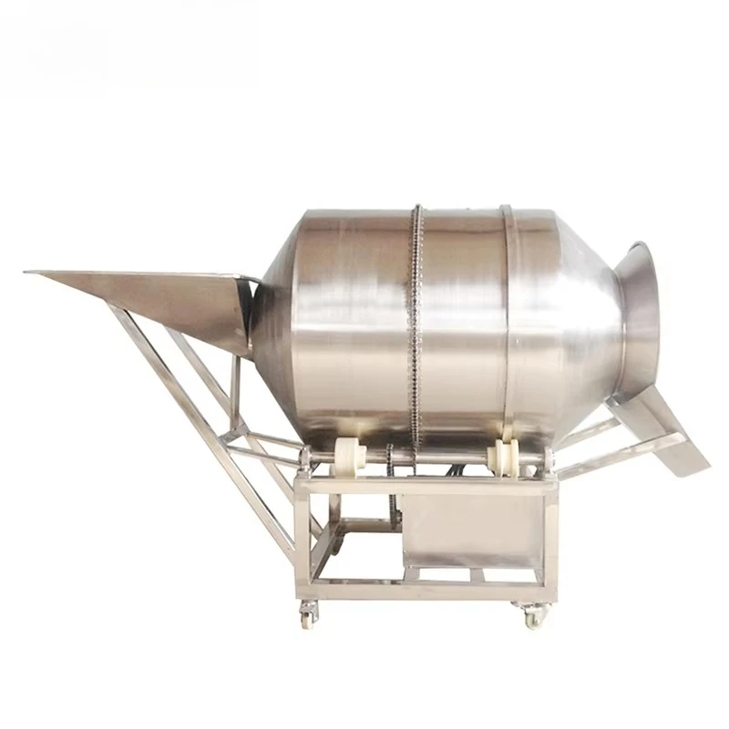 Customized Stainless Steel Drum Mixer Use for Stir Food Condiments and Seed Easy to Operation and Good Mixing Quality for Sale