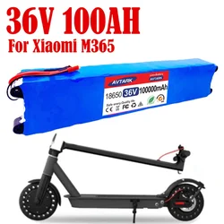 2024 Upgrade  36V 100Ah Scooter 18650 Battery Pack for M365 36V 100000mAh Battery Pack Electric Scooter BMS Board