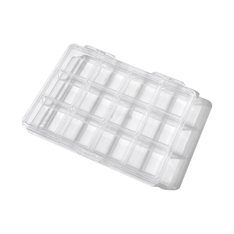 12/21/24 Diy Jewelry Beads Embroidery Organizer Container Grids Nail Art Organizer Box Glitter Rhinestones Gems Storage Case Box - view 6