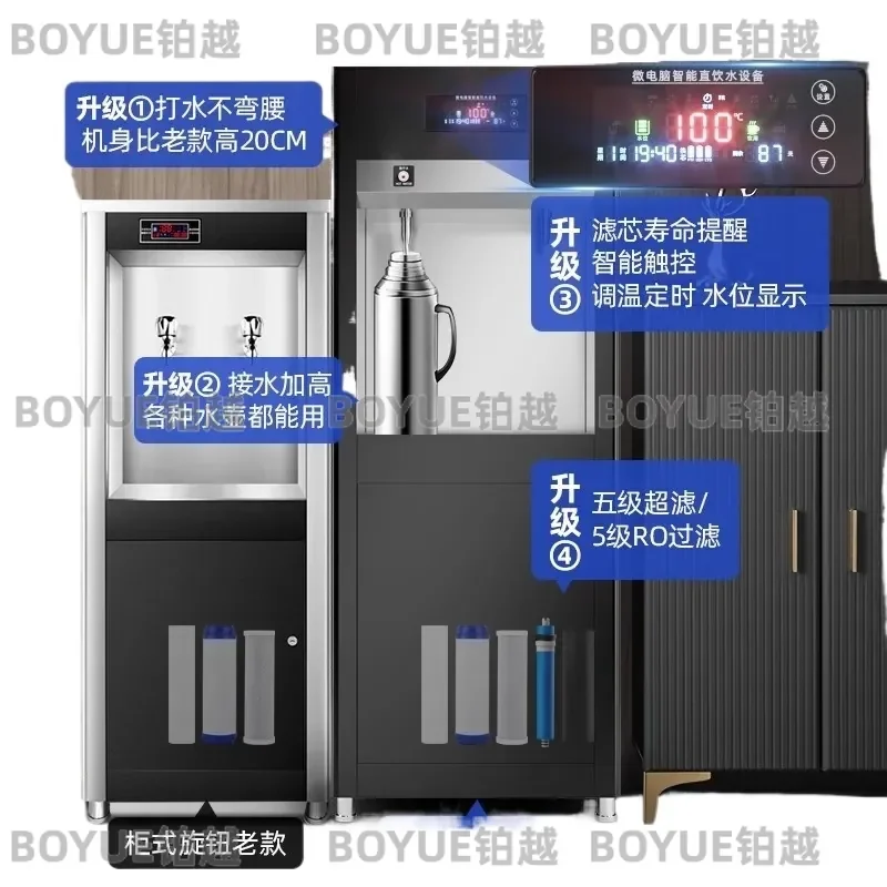 Chigo Commercial Water Dispenser Large Capacity Double Temperature Direct Drinking Machine Food Grade for Office Hospital