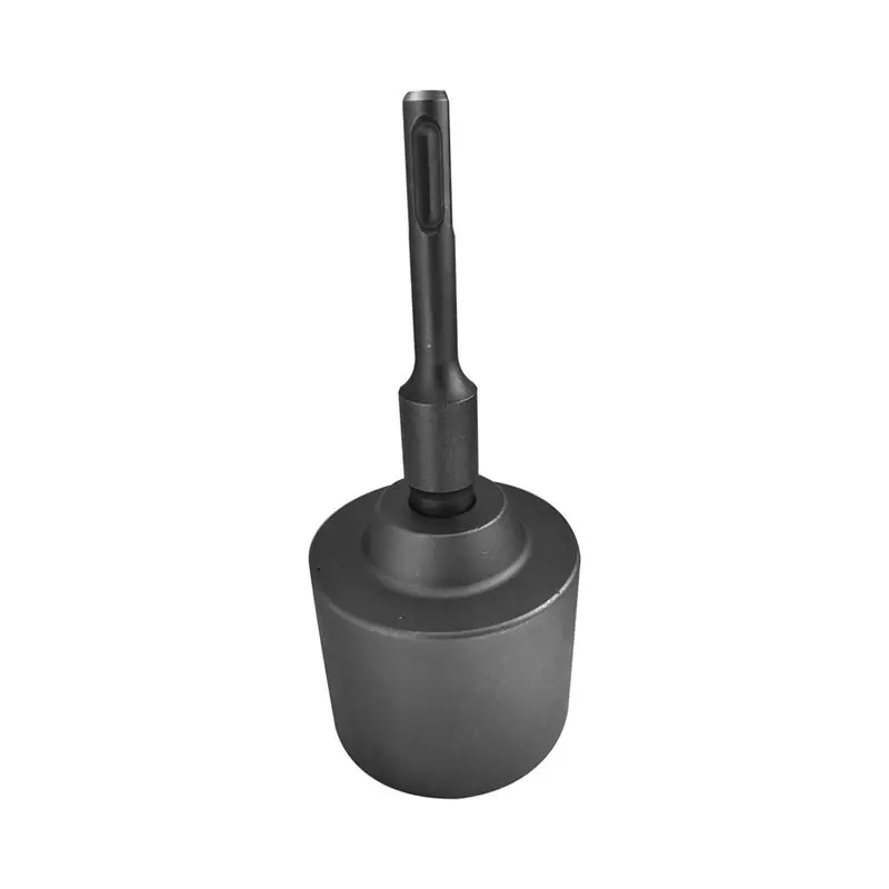 ABRN-SDS Plus T-Post Ground Rod Driver, 65Mm Drill Bit Driver,Hammer Drill Rod Converter For Rotary Hammer Drill Ground Rods Dur