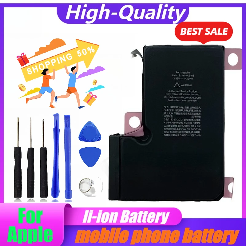 

3687mAh For Apple IPhone 12 Pro Max Mobile Phones with Models A2411/2342/2410/2412 - Mobile Phone Battery