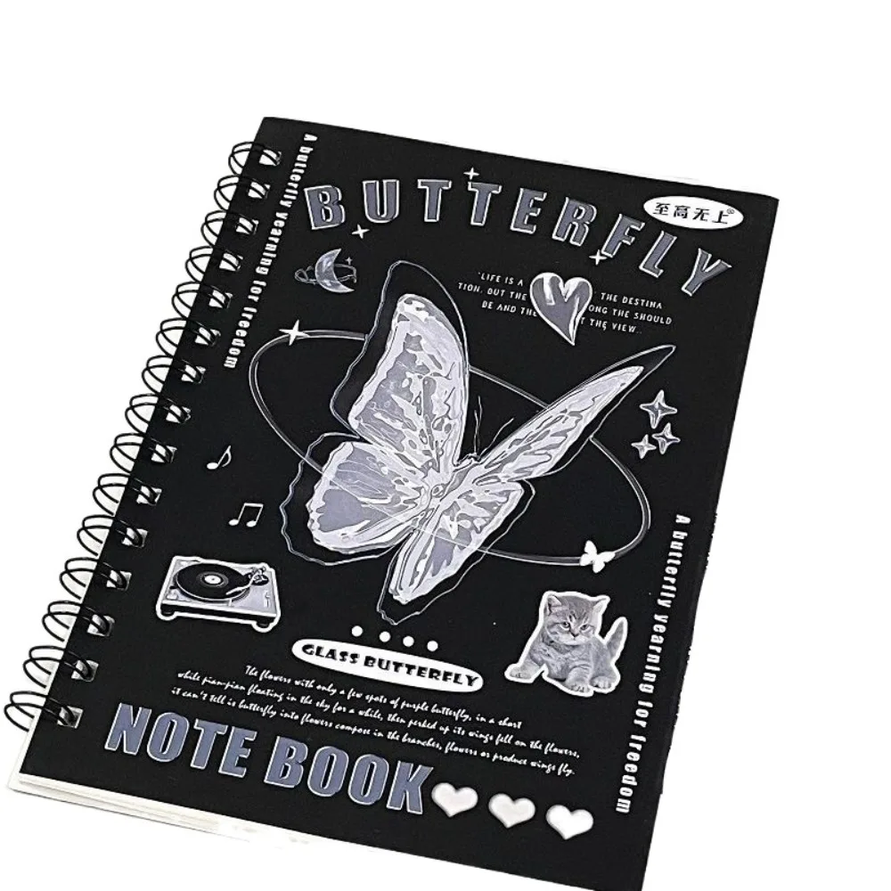 A5 Notepad Coil Notapad 50 Sheet American Style A5 Notebook INS Horizontal Line American Style Notebook Office Accessories