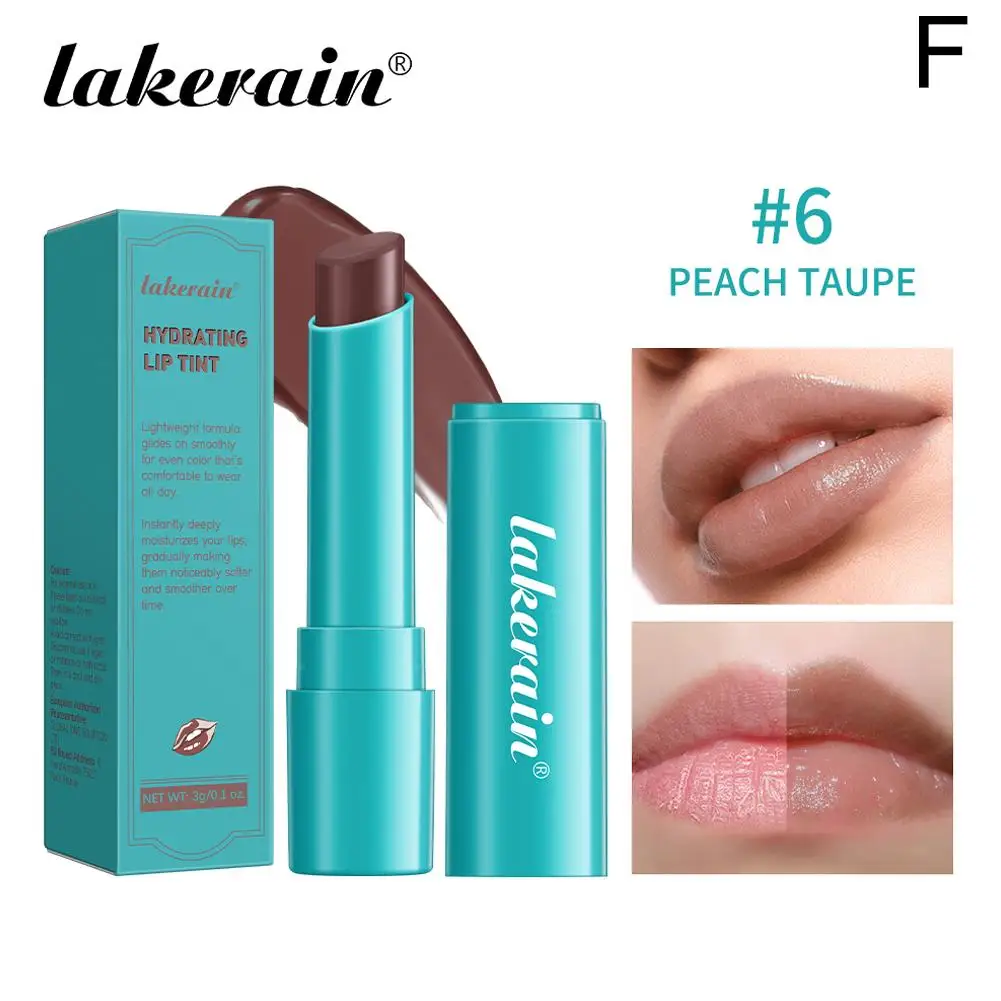 Твердый оттенок для губ, милый увлажняющий зеркальный красный, коричневый, губная помада, оттенок телесного цвета, прозрачная косметическая природа, уход за губами, увлажняющая корея Ma J5y1