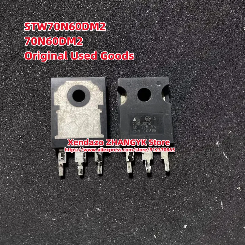 5pcs STW70N60DM2 70N60M2 70N60DM2 68A 600V TO-247 MOSFET Original