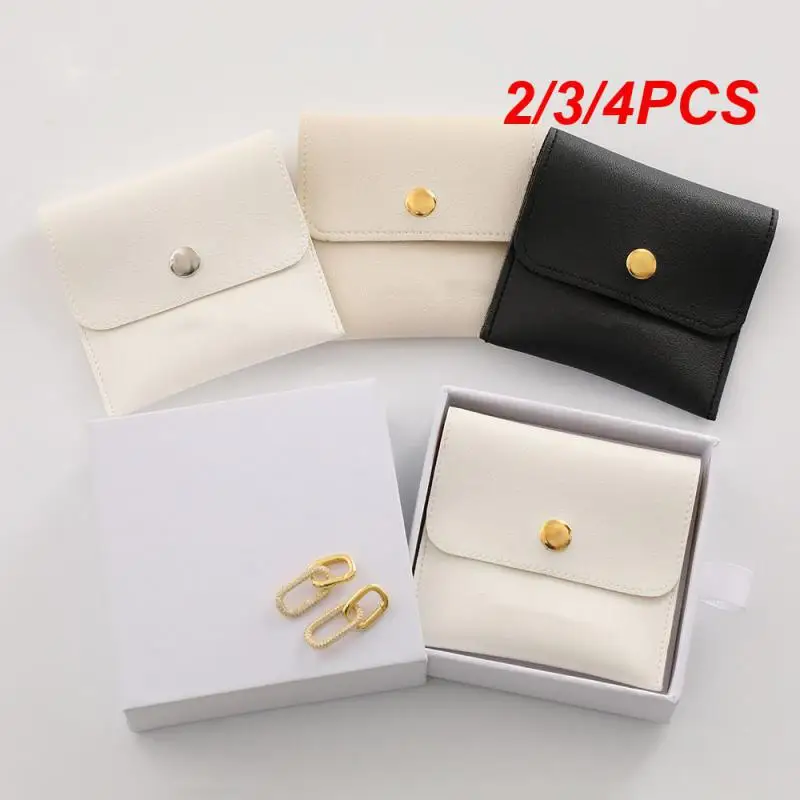 2/3/4PCS Buckle Bag Moisture-proof And Wear-resistant Minimalist Appearance 8 * 8cm Trendy Small Size Must-have