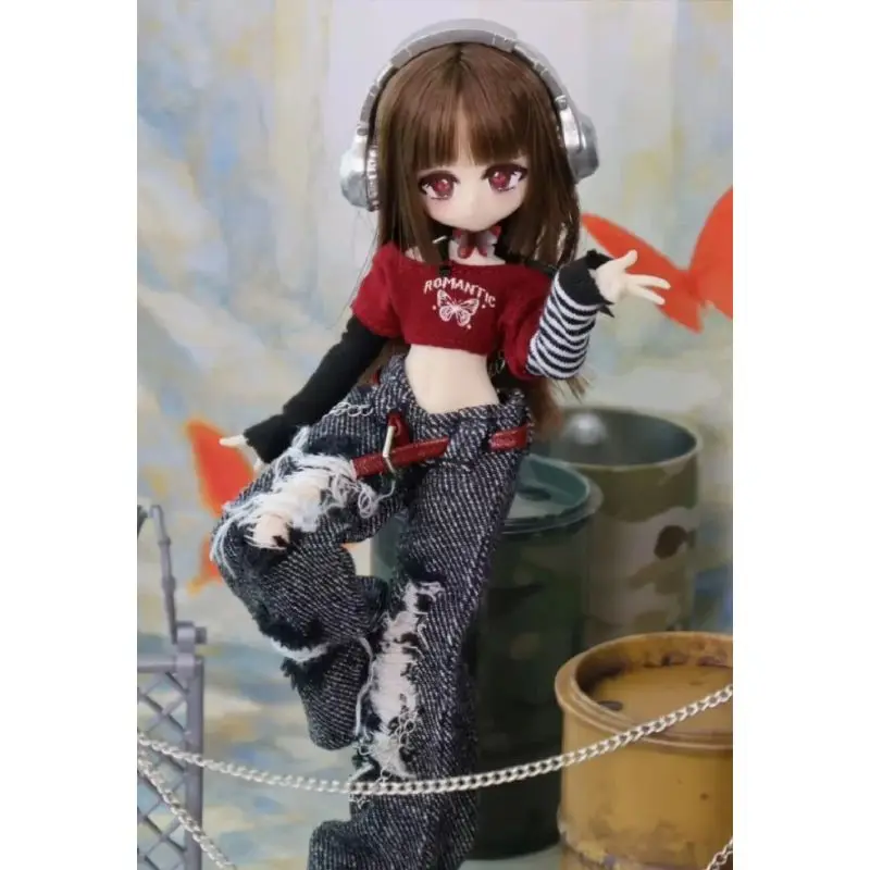 authentic-momotale-“unspoken-collection”-female-figure-8-part-articulated-doll-mjd-foggy-hair-transplant-gift-for-girls