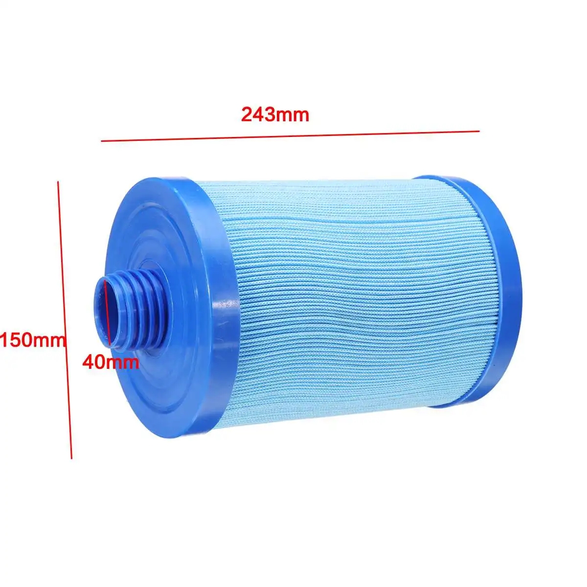 Spa Filter Element For 6CH-940 PWW50 243x150MM with 40mm Hole Hot Tub Filter Cartridge System Element Swimming Pool Accessories