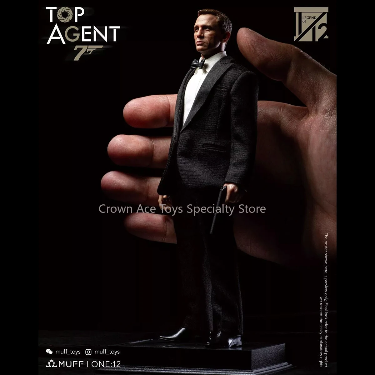 In Stock Muff Toys 1/12 Top Agent MF06 Uncle Dan Suit Soldier Full Set Premium Collectible Action Figure Toy with Accessories