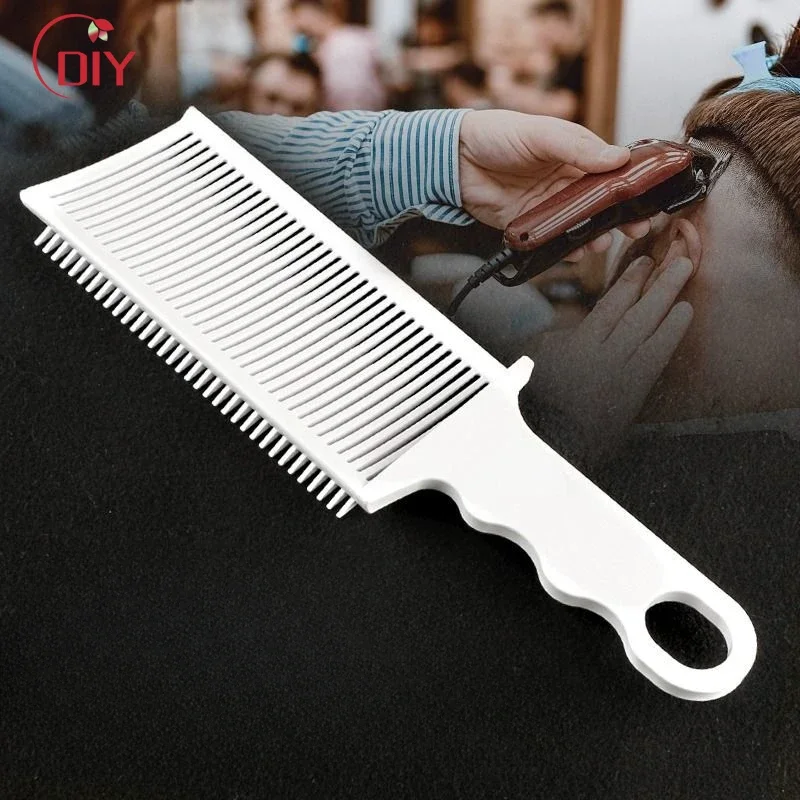 1 Pcs Fading Comb Professional Barber Blending Flat Top Hair Cutting Comb for Men Heat Resistant Fade Brush Haircut Comb DIY