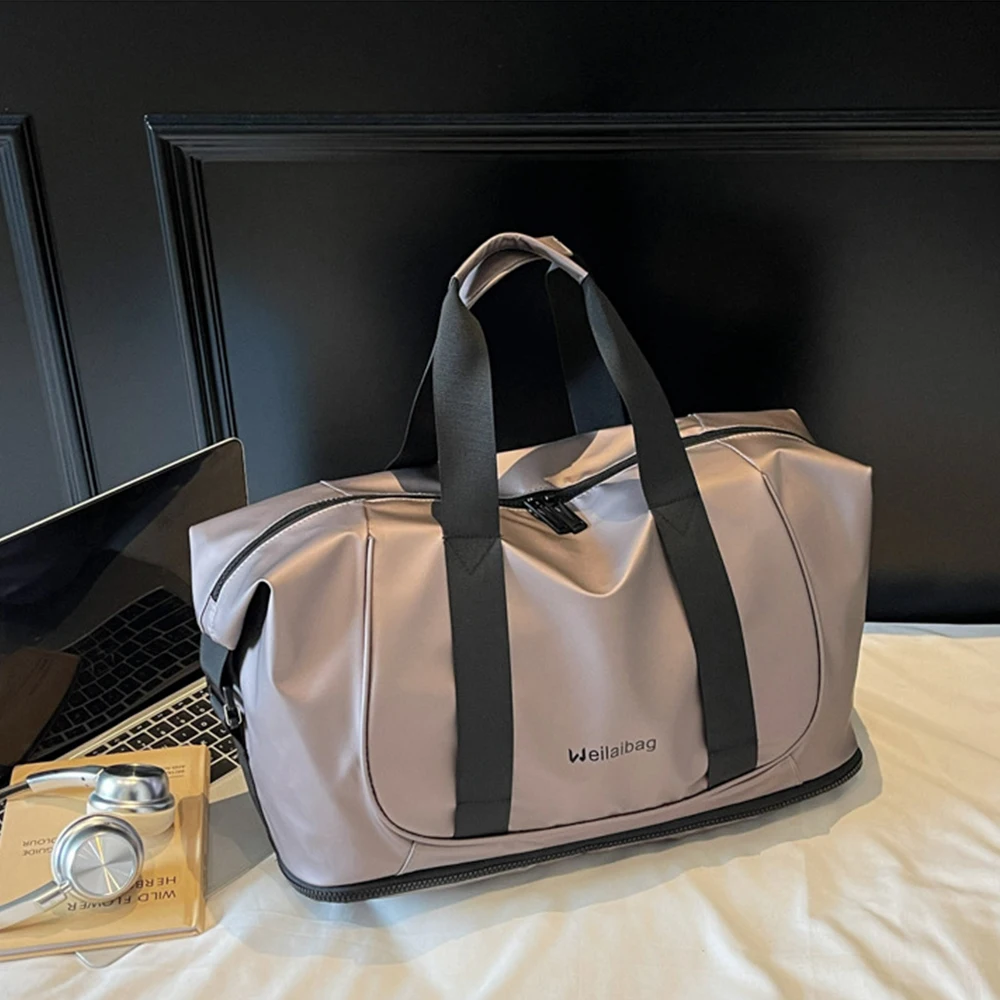 2025 جديد سعة كبيرة حقيبة اللياقة البدنية حقيبة كتف نسائية قابلة للتوسيع حقيبة يد رياضية محمولة مع فصل جاف ورطب