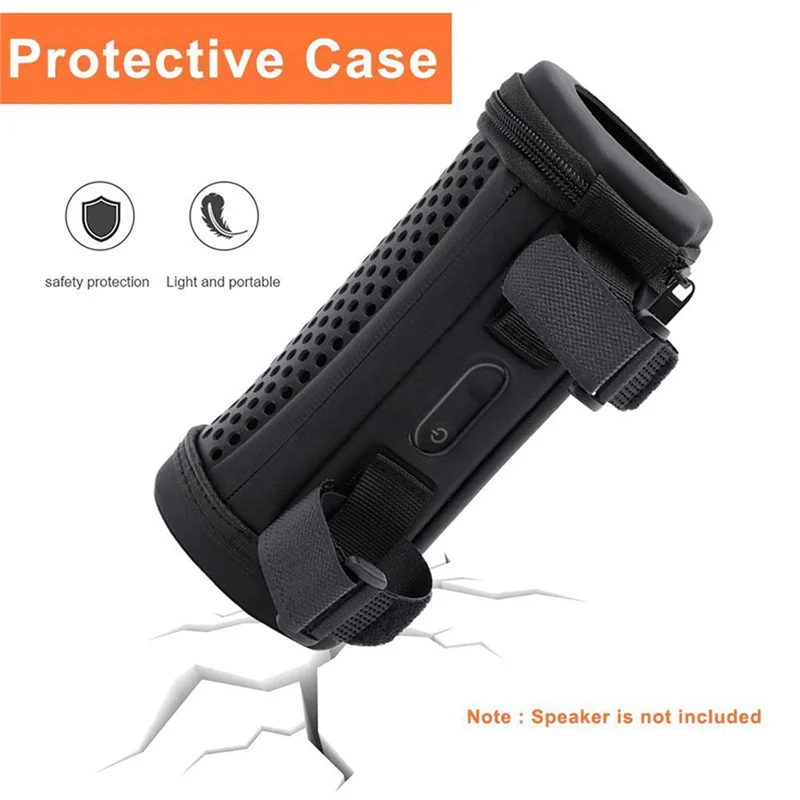 Hollowed Mesh Protective Hard Case Cover Bag for JBL Flip4 Flip 5 Waterproof Bluetooth-Compatible Speaker Accessories