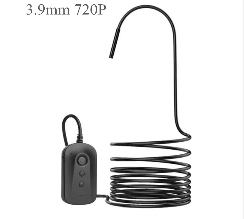 3.9MM 720P 3X Zoom  Rigid Cable WIFI Endoscope Water-proof IP66 CMOS Borescope Inspection Digital Microscope Camera Otoscope