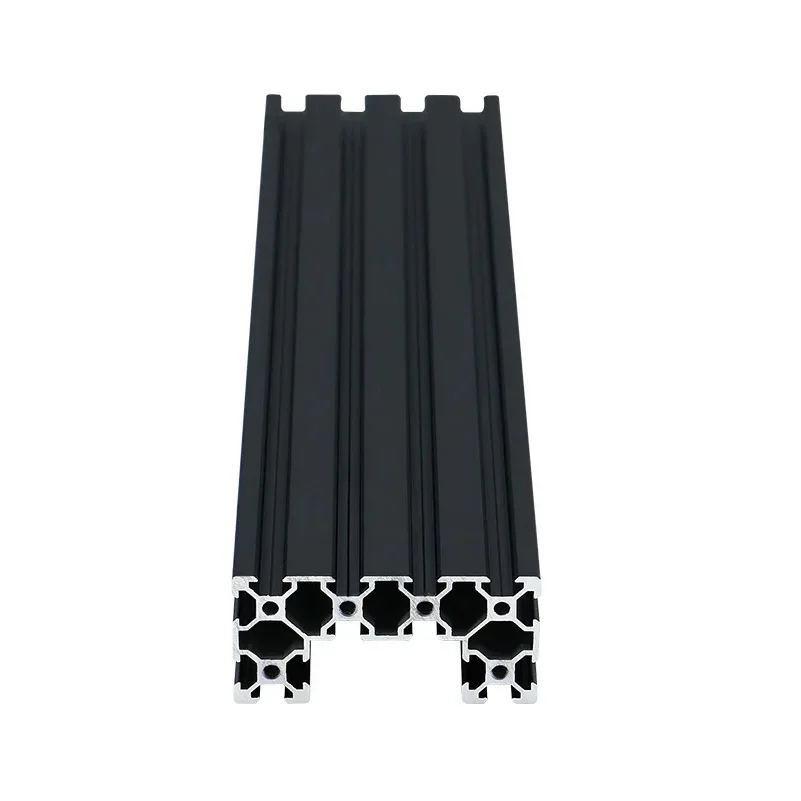 Perfil de extrusión de aluminio piezas 4080 c-beam, 550-1500mm, estándar europeo, ranura deslizante de riel lineal de aluminio para impresora 3D, enrutador CNC