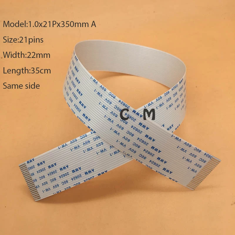 Dx4 Roland Print Head Flex Cable Flat 21pin of Roland VP300 VP540 SP300 SP540 RS540 RS640 XC540 XJ740 SJ1000 Printer 35cm Cable