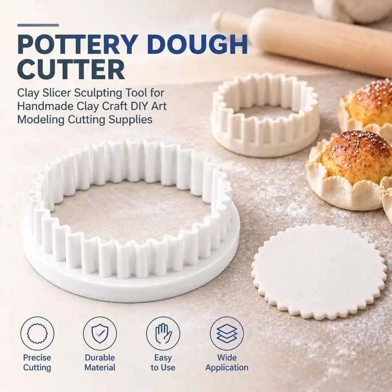 Pottery Dough Cutter Clay Slicer Sculpting Tool for Handmade Clay Craft DIY Art Modeling Cutting Supplies
