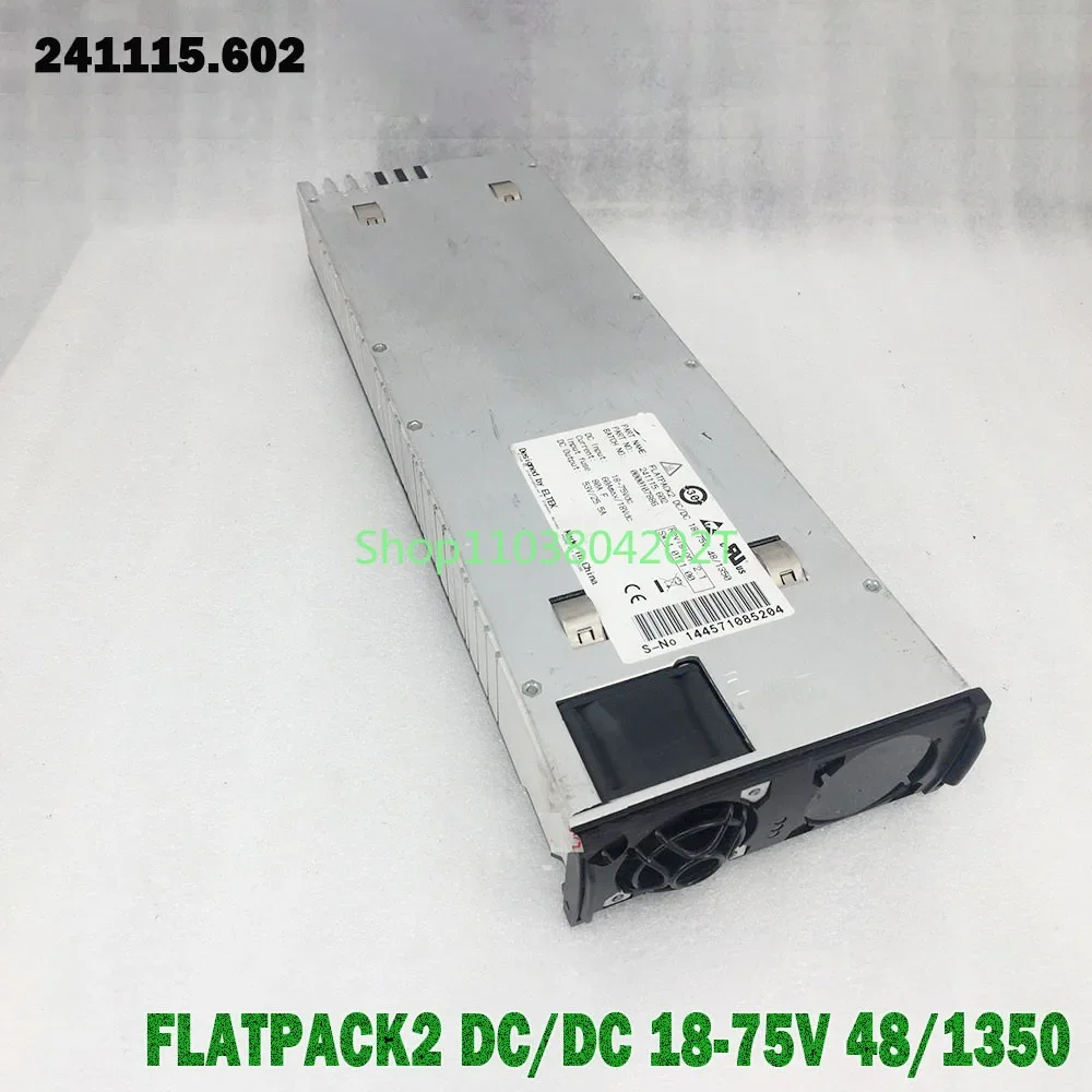 For Eltek Output 53v/25.5A Power Supply Module, 100% Tested Before Ship ment. FLATPACK2 DC/DC 18-75V 48/1350 241115.602