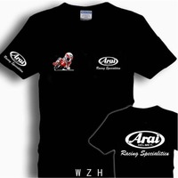 Motorcycle Heavy Locomotive Racing Short-sleeved T-shirt Mercedes-Benz BMW Audi Honda Cub Men's Clothes Off-road E-family