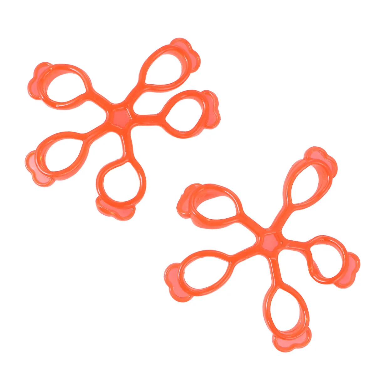 2Pcs Finger Exerciser for Guitar Players Hand Strength Trainer Portable Finger Strengthener for Musicians Athletes Daily