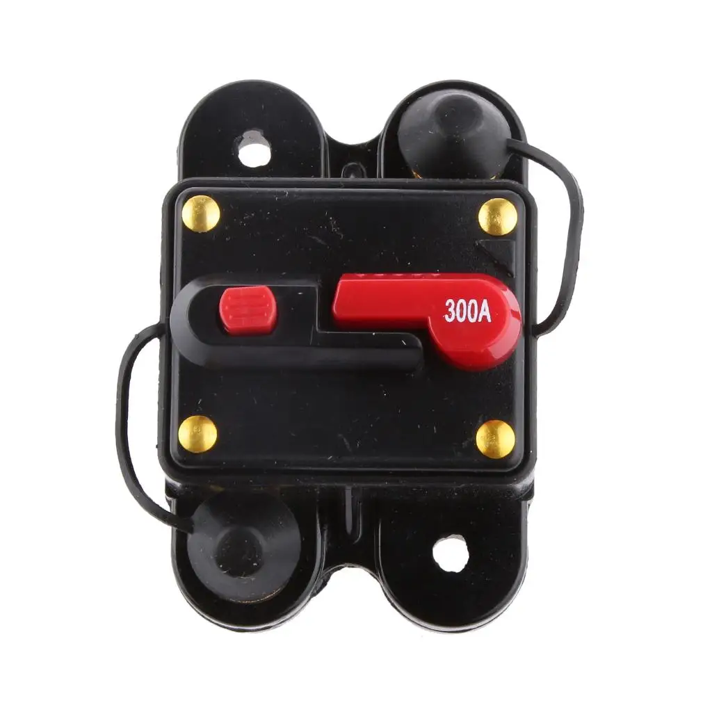 DC 12V/ Battery Charger Circuit Breaker in-Line with Manual Switches Automobile 300A