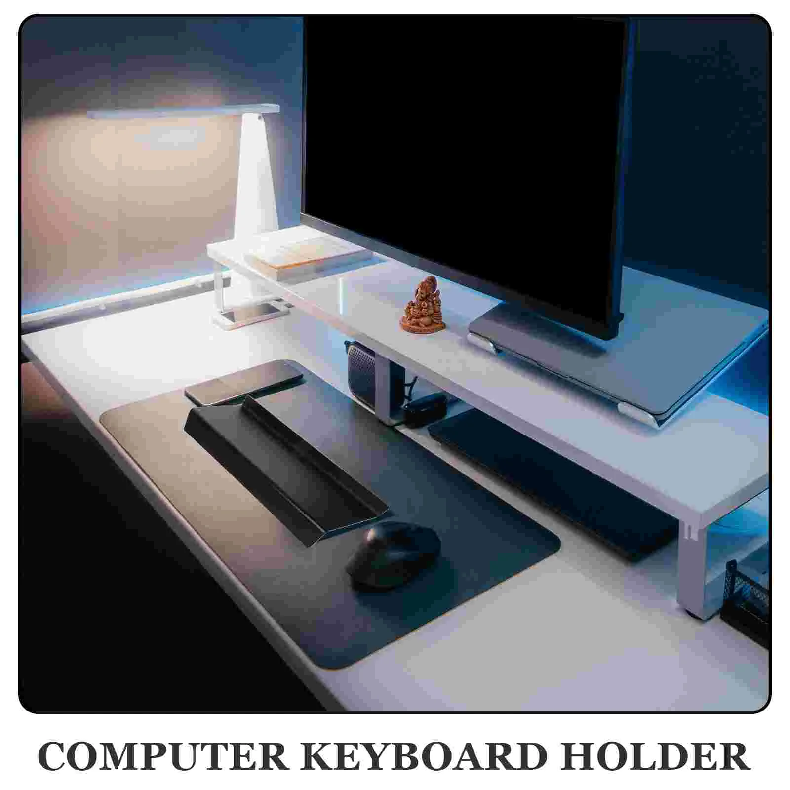 Ergonomic Acrylic Keyboard Stand Tilt Riser for Desk Computer Tray Holder Gaming Accessories Strong Smooth