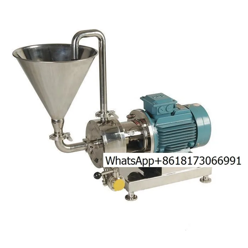 Sanitary Stainless Steel Lotion Pump Emulsion Mixing Pump Cosmetic Cream High Shear Homogenizer Mixing Pump