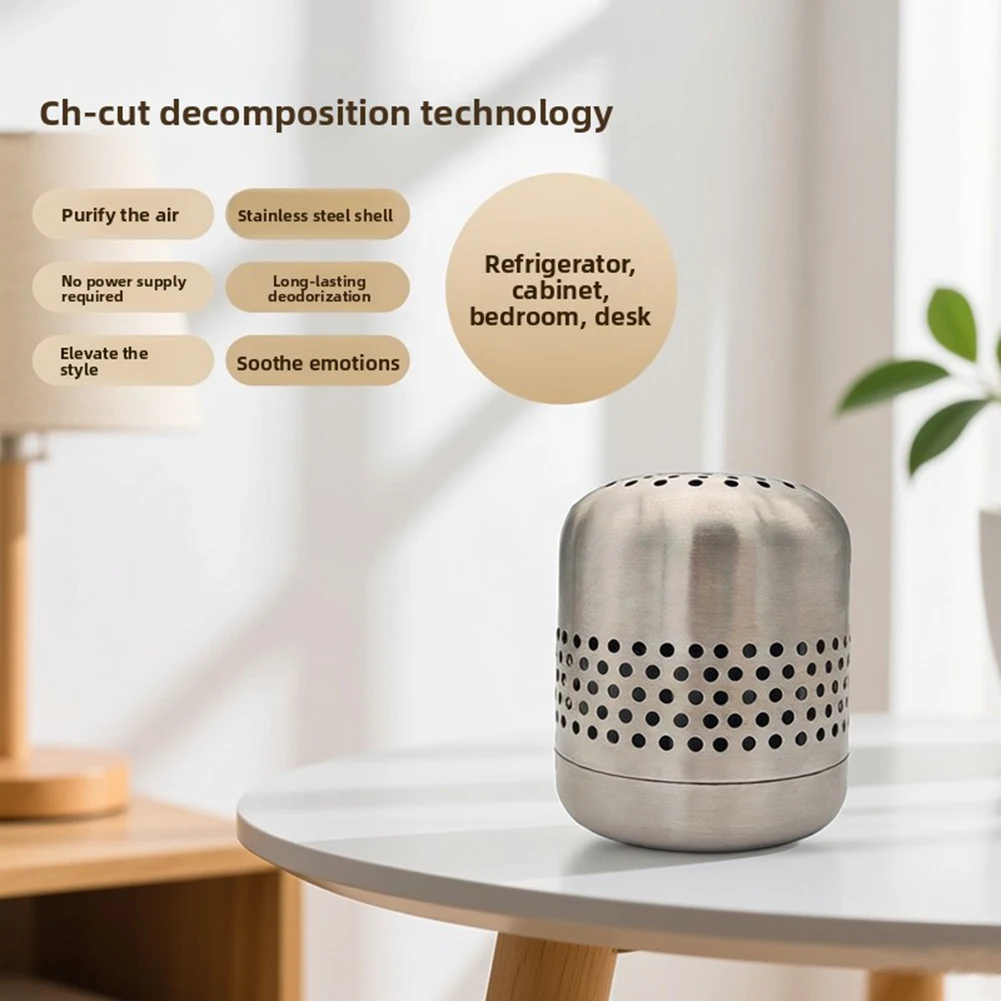 Refrigerator Airs Freshener Box 24-Hour Odor Neutralization Smell Absorber Extends Food Freshness Prevents Taint Purifying