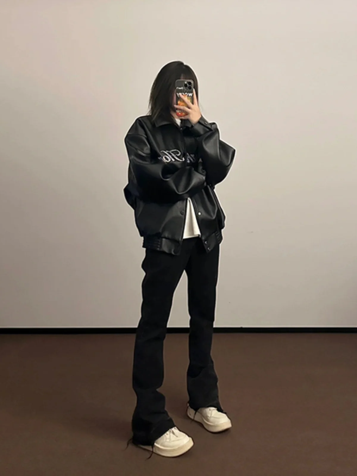 

Мужские джинсы American Vibe на весну-осень, с расклешенными штанинами, с рваным краем, прямого кроя, с эффектом похудения, повседневные, в стиле High Street