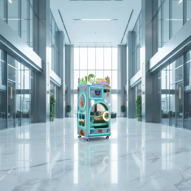 New Wzl Brand Commercial Shopping Mall Unmanned Vending Machine European Plug  Capacity Touchscreen Credit Card Coin UVend