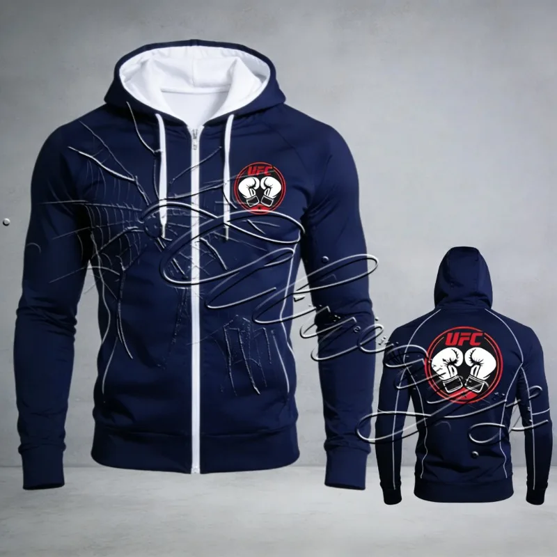 

Новая мужская толстовка для единоборств UFC MMA 2026 года: для активного отдыха, фитнеса, бега, тренировок по борьбе и боксу