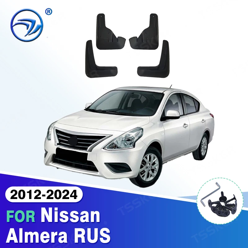 

For Nissan Almera RUS 2012-2024 2013 2014 2015 2016 2017 2018 2019 2020 2021 2022 2023 Fender Mudguard Mud Flaps Guard Splash
