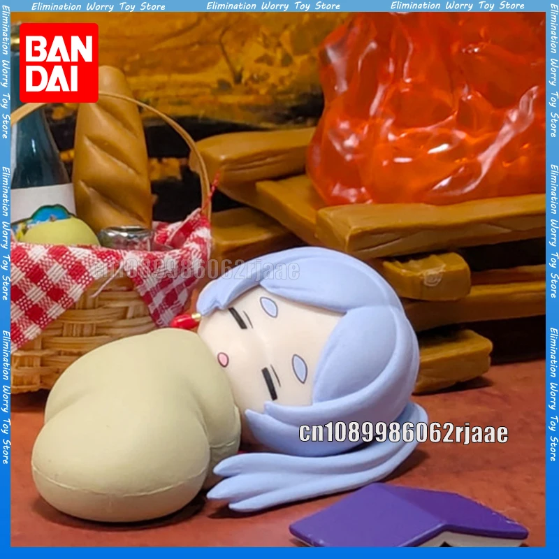 

Original Bandai Gashapon Frieren Beyond Journey's End Sleeping Pose Figure Cute Anime Collectible Capsule Toy Desk Decor