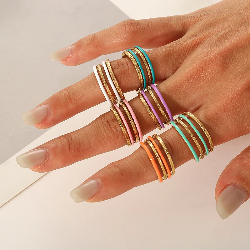 

Multi layered Vintage Rings Adjustable Simplicity Hollow Open Copper Ring For Women Fashion Party Accessories Jewels Gift