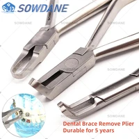 Soporte de ortodoncia Dental, alicates para quitar aparatos dentales, fórceps de punta recta, herramienta para instrumentos dentales, pinzas de soporte