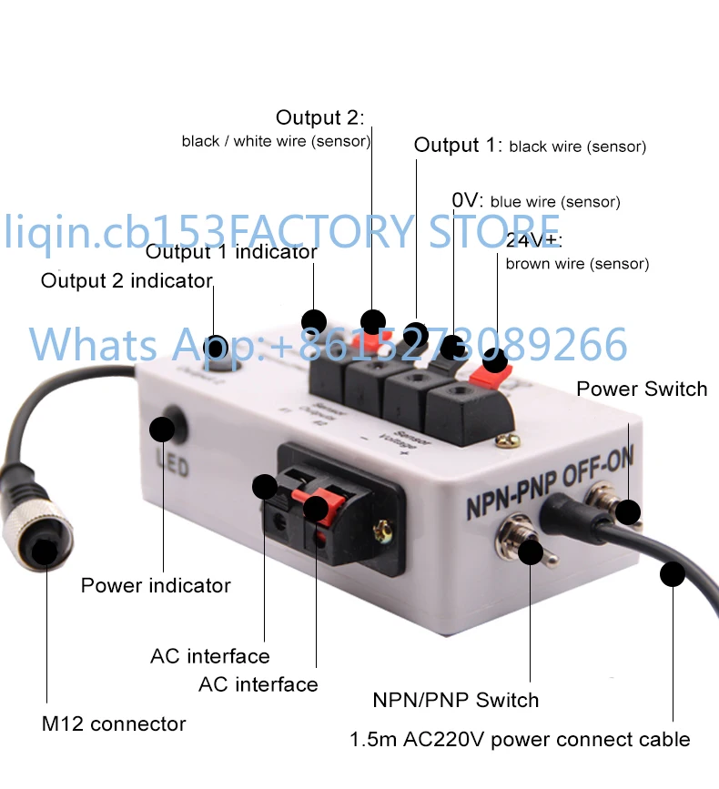 

Optical Inductive Proximity Sensor Debug Table Tester