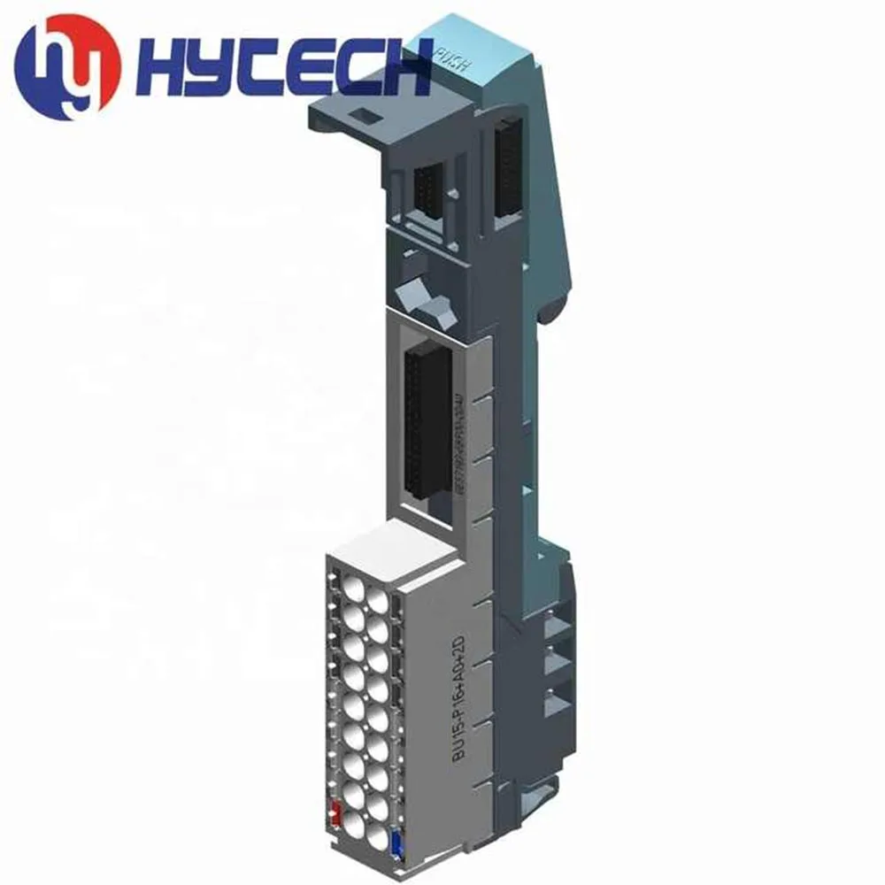 وحدة وحدة قاعدة PLC صناعية 6ES7193-6BP00-0DA0 مع 16 محطة دفع، تصميم مدمج لمجموعة تحميل جديدة لنظام التشغيل الآلي
