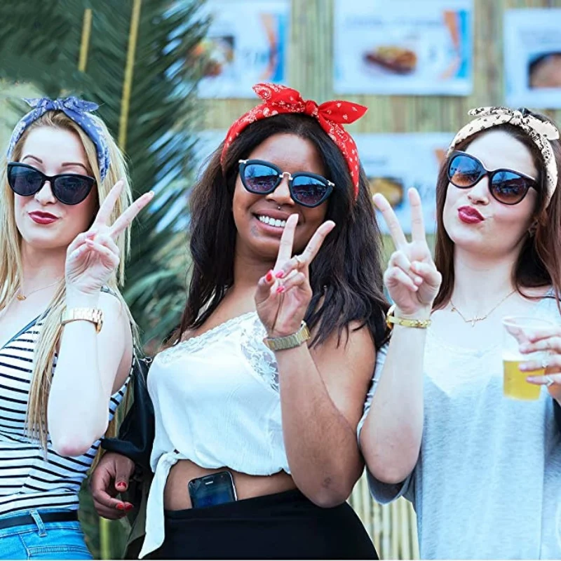 Bandanas de estampa floral boho para mulheres, arco largo, aro de cabeça com abas, chapéus elegantes, nó cruzado, aro para vocação, vintage, 2024