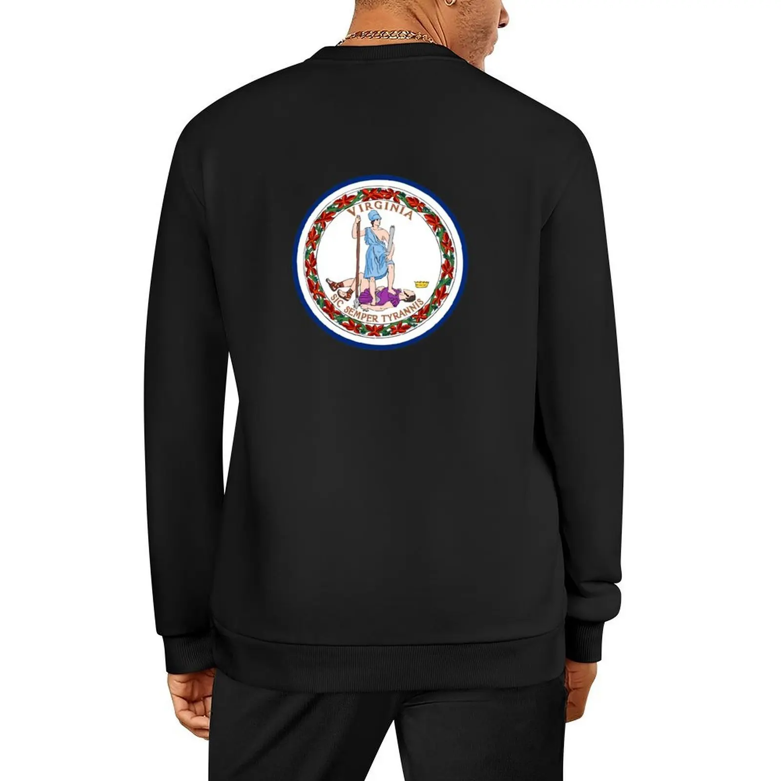 

Virginia State Flag Pullover graphic t shirts men mens designer clothes men's clothing japanese style sweatshirts men