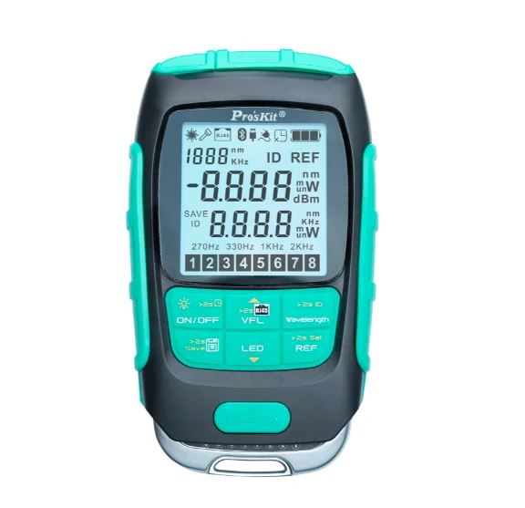 Proskit MT-7615/MT-7616 4-in-1 Fiber Optic Power Multimeter for Networking FiberTest of Home and Business Fiber Optic Multimeter