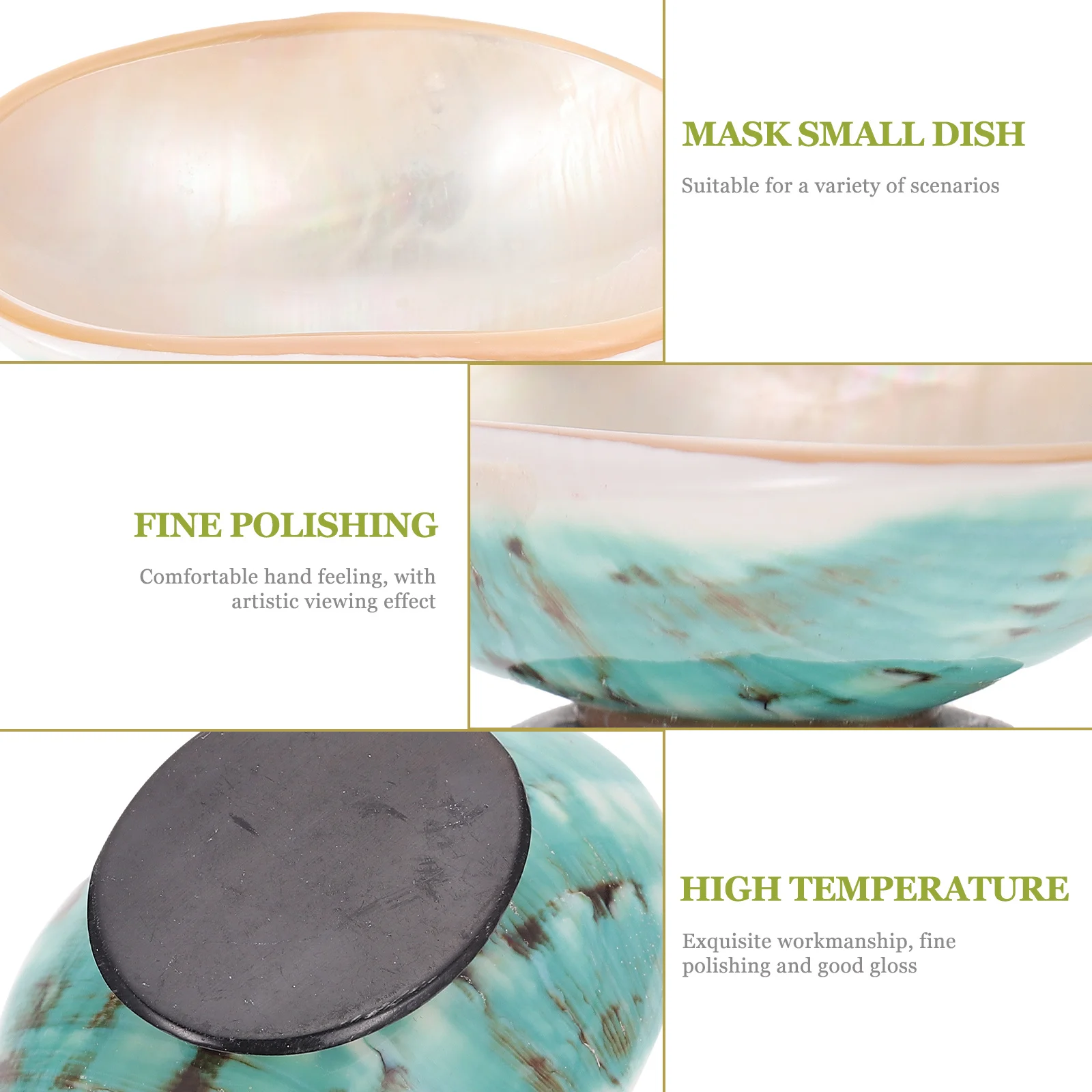 

1Pcs Creative Sauce Dish Seasoning Plate High Temperature Resistance Easy Clean Artistic Design Comfortable Hand Feel for Home