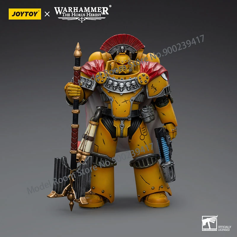 JOYTOY Warhammer The Horus Heresy 1/18 Imperial Fists Legion Chaplain Consul Action Figure Game Soldier Figurine Model Toy